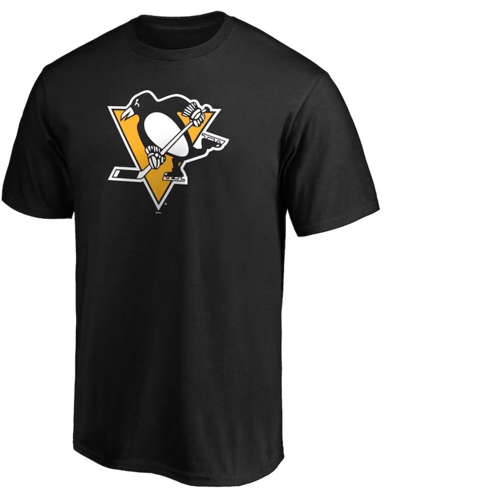 Men's Pittsburgh Penguins Primary Logo T-Shirt - Black Size Large Medium NWT